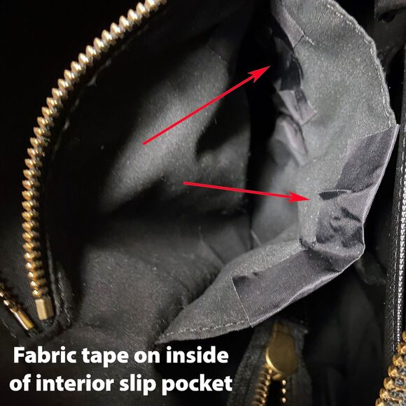 Dagne Dover Legend Signature Tote 15" Laptop Shoulder Bag Canvas Onyx Black - Picture 15 of 16